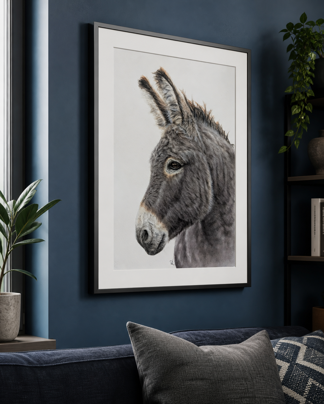 'Donkey!' - Fine Art Giclée Watercolour Print - A3 Print Only